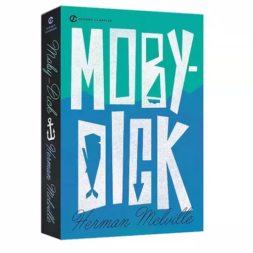 正版经典世界名著大白鲸英文原版Moby Dick海洋题材小说儿童启蒙阅读英语训练辅导提升阅读能力MobyDick小说原著无删减黑布林