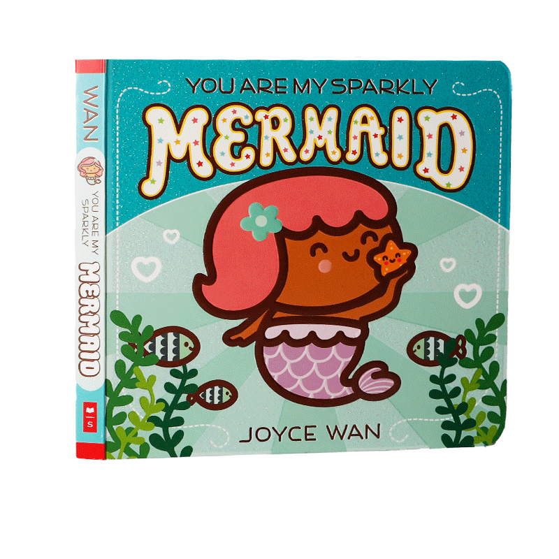 英文原版进口 You Are My Sparkly Mermaid 你是我闪亮的美人鱼 3-5岁低幼儿童英语启蒙认知绘本 宝宝睡前童话寓言故事书