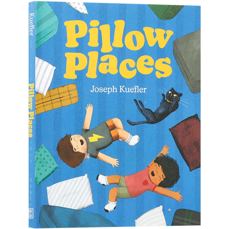 英文原版Pillow Places 枕头的地方4-8岁儿童启蒙认知家庭亲情/二胎/哄睡主题 枕头和游戏乐趣的富有想象力精装图画书绘本