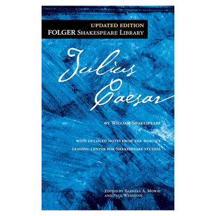 英文原版Folger Shakespeare Library: Julius Caesar 裘利斯·凯撒福尔杰莎士比亚图书馆系列悲剧戏剧 文学名著 修订注释