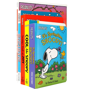 英文原版  Peanuts 与史努比 系列5本 Simon Spotlight出版 2-6岁儿童宝宝生活体验启蒙益智绘本纸板书