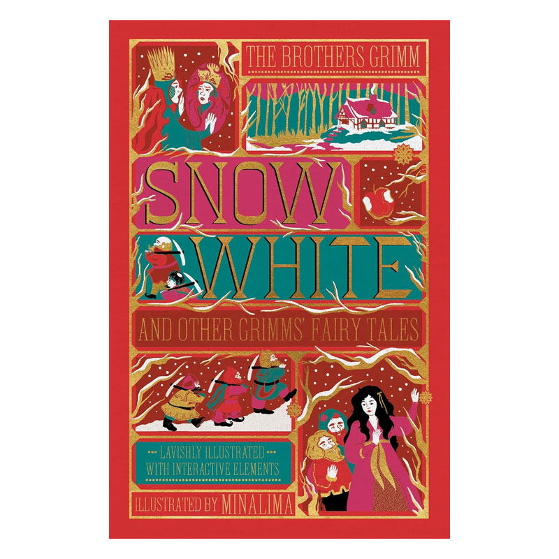 预售英文原版Snow White and Other Grimms' Fairy Tales:Illustrated with Interactive Elements白雪公主与格林童话立体书14岁