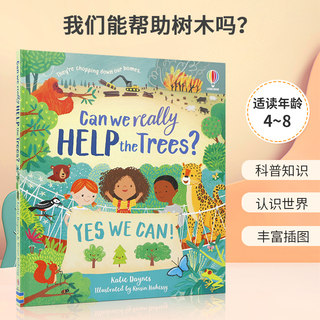 英文原版 Can we really help the trees?我们能帮助树木吗？STEM故事 4-8岁宝宝儿童英语科普百科读物绘本精装Usborne出版