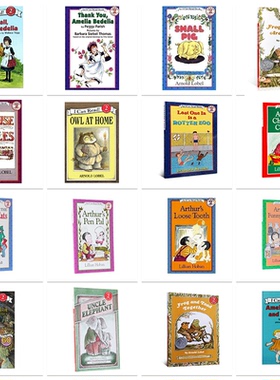 100元8本I can read第二阶段Level 2系列英文原版绘本AmeliaBedelia糊涂女佣Frog and Toad青蛙与蟾蜍亚瑟的笔友英语分级icanread