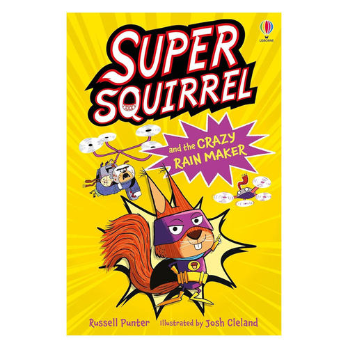 预售英文原版Supersquirrel and the Crazy Rain Maker超级松鼠爆笑漫画解谜冒险平装桥梁/章节书幽默搞笑8-12岁