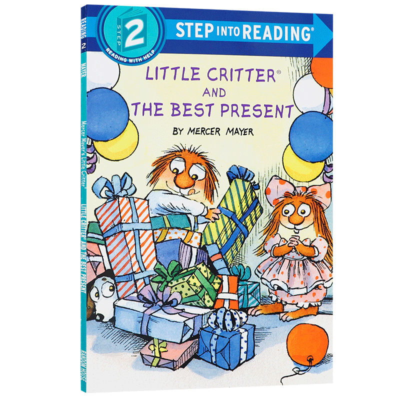 英文原版 Little Critter and the Best Present小毛怪和最好的礼物 Step Into Reading Level 2儿童英语早教启蒙认知分级阅读