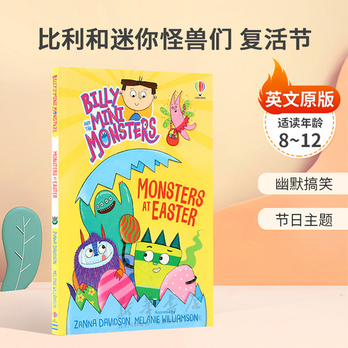Usborne尤斯伯恩英文原版Billy and the Mini Monsters16:  at Easter比利和迷你怪兽们复活节幽默全彩桥梁平装桥梁章节8-12岁