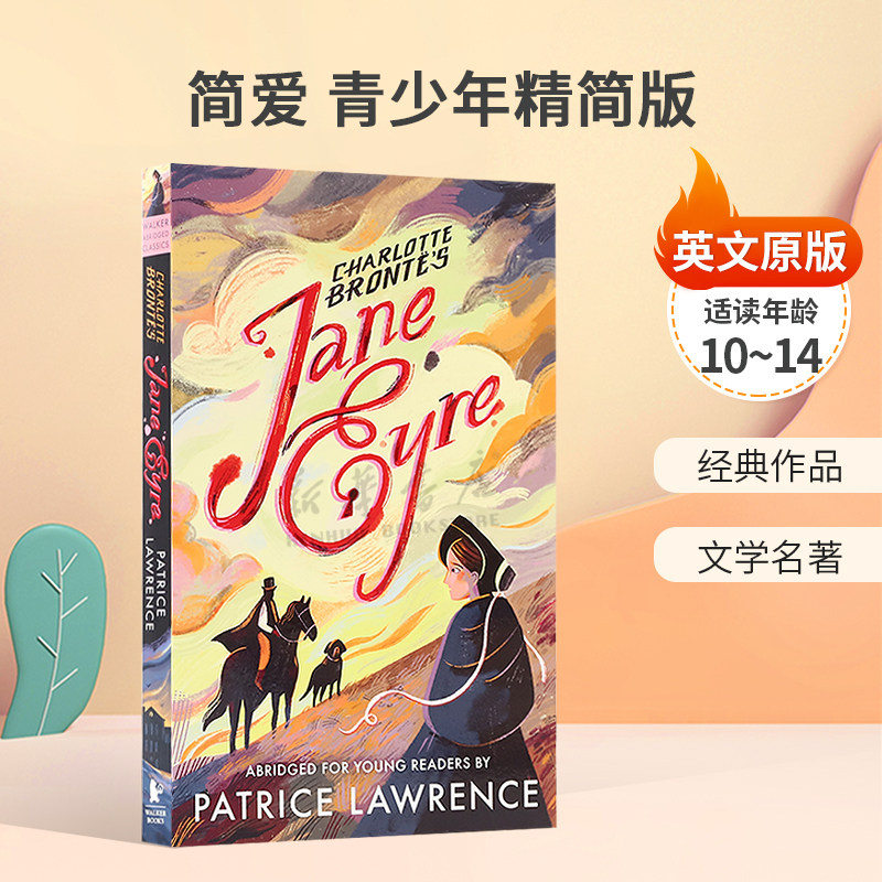 英文原版Jane Eyre: Abridged for Young Readers简爱 青少年精简版经典故事改编经典作品 文学名著平装小说10-14岁