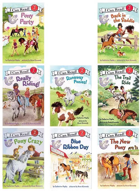 英文原版绘本8册 I CAN READ 第二阶段 小马童子军 Pony Scouts 儿童启蒙英语辅导趣味故事图文书6-9岁入门基础句型学习读物