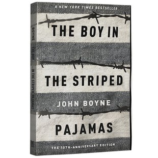 送音频穿条纹衣服睡衣的男孩英文原版小说The Boy in the Striped Pajamas同名电影原著书青少年课外阅读搭夏洛特的网奇迹男孩