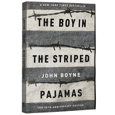 送音频穿条纹衣服睡衣的男孩英文原版小说The Boy in the Striped Pajamas同名电影原著书青少年课外阅读搭夏洛特的网奇迹男孩