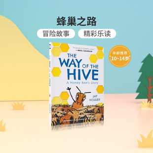 英文原版 Bee Neil Story the 桥梁章节 推荐 中小学生英语课外阅读读物 Hive Honey 蜂巢之路 科普漫画： Gaiman Way The