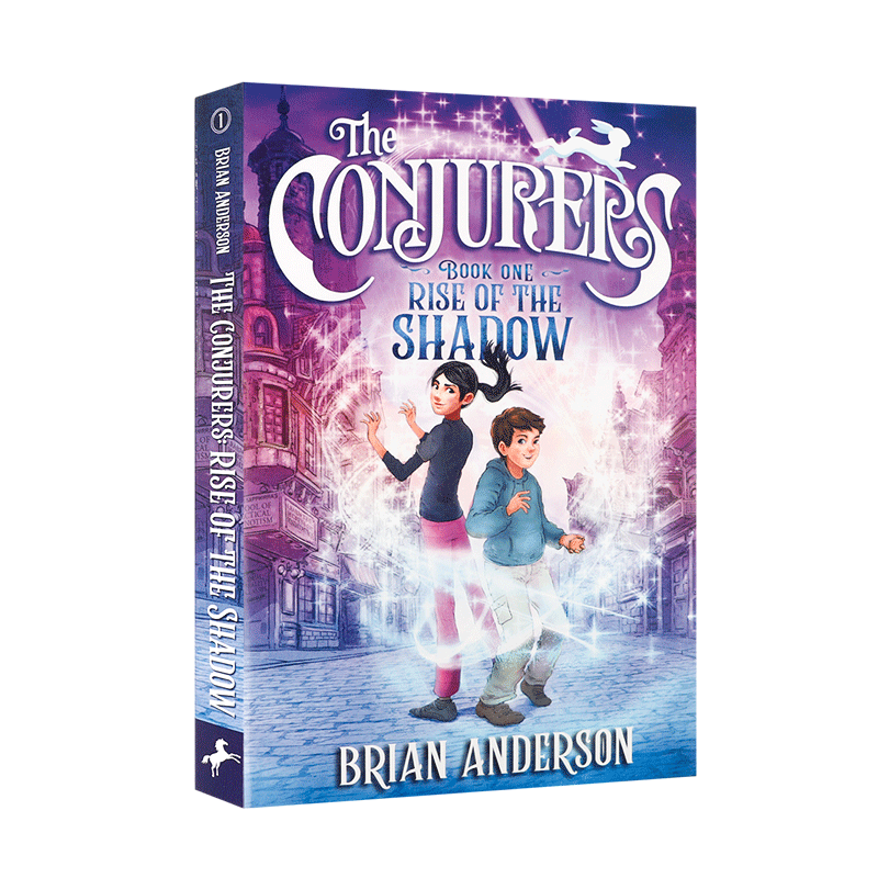英文原版进口魔术师#1：阴影的崛起The Conjurers #1: Rise of the Shadow中小学生英语课外阅读读物奇幻故事桥梁章节漫画书