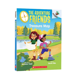 英文原版 The Adventure Friends #1 Treasure Map学乐大树系列姐妹篇橡树系列：友谊冒险之宝藏图 儿童探险故事趣味桥梁书