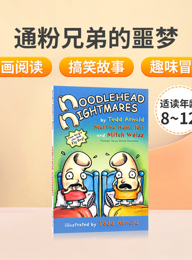 英文原版Noodlehead Nightmares 通粉兄弟的噩梦 8-12岁儿童英语课外阅读幽默搞笑趣味全彩漫画章节书 平装 面条头的噩梦