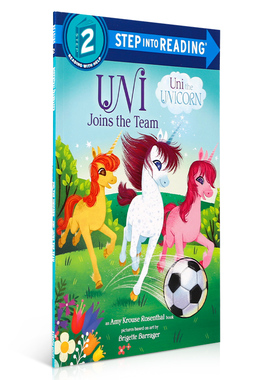 英文原版 SIR2 Uni the Unicorn: Uni Joins the Team 独角兽联盟： 统一加入团队 2-6岁儿童宝宝社交礼仪培养分级读物
