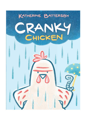 英文原版 CRANKY CHICKEN #1 古怪鸡1 Click, Clack, Moo出版 8-12岁儿童英语趣味阅读幽默搞笑桥梁章节漫画书图画书