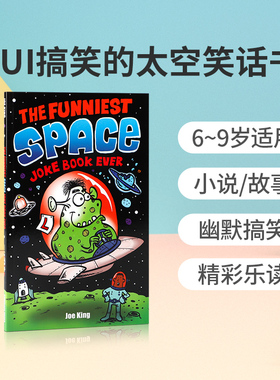 英文原版 Funniest Space Joke Book Ever 最搞笑的太空笑话书 儿童英语早教幽默趣味性阅读搞笑故事书Andersen Press出版
