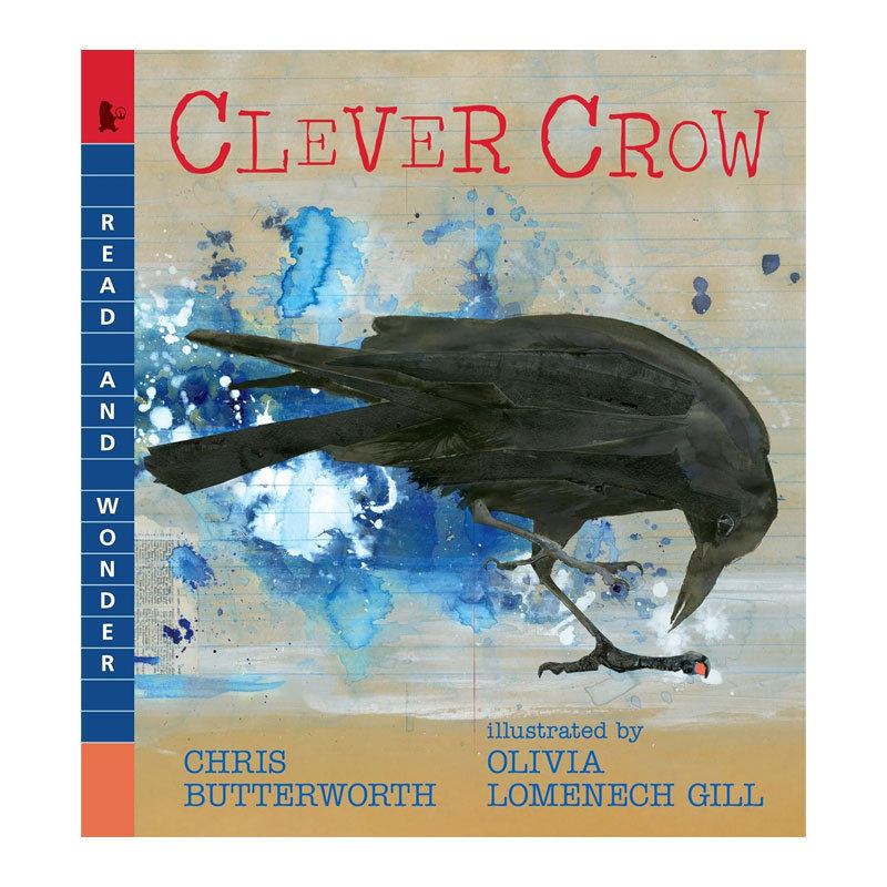 预售英文原版Clever Crow聪明的乌鸦2025 年卡内基插画奖自然世界 精美插图 迷人鸟类平装绘本科普入门/了解世界 4-8岁