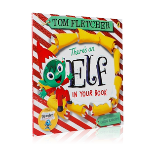 英文原版绘本 Theres an Elf in Your Book 你的书里有个精灵 宝宝睡前童话故事书 儿童英语启蒙认知绘本 亲子互动共读图画翻翻书