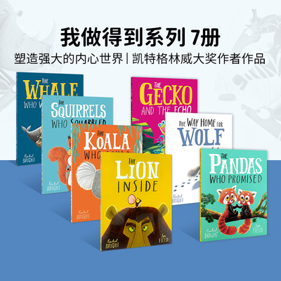 英文原版Rachel Bright我做得到系列绘本7册Lion Inside/Koala Who Could/Squirrels 儿童行为习惯养成绘本 情商社交绘本