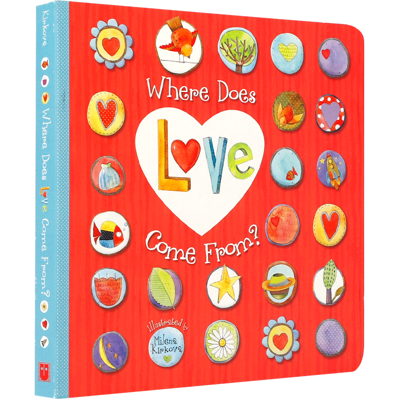 英文原版 Where Does Love Come From? 爱从何而来 Andrews McMeel Publishing出版 2-6岁儿童爱的教育阅读启蒙绘本