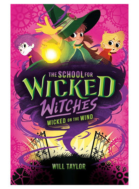 英文原版The School for Wicked Witches #3: Wicked on the Wind魔法坏女巫学校3风中的邪恶女巫成长故事奇幻小说  平装