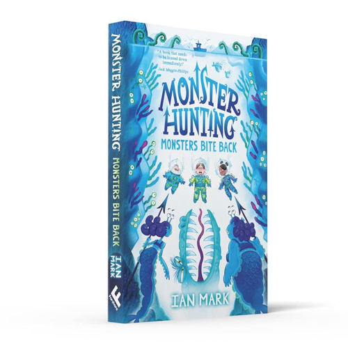 英文原版Monster Hunting #2: Monsters Bite Back怪物狩猎2趣味奇幻怪兽童话故事黑白插图桥梁章节书10-14岁