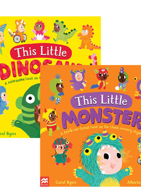 英文原版 This Little  A Fun Twist on the Classic Nursery Rhyme!经典童谣 系列2本 经典童谣的有趣改编 宝宝儿童启蒙培养绘本