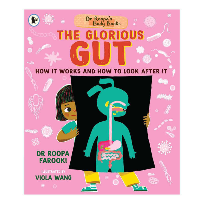预售英文原版 Dr Roopa's Body Books: The Glorious Gut 鲁帕博士的人体之书:神奇的肠道 儿童启蒙消化系统科普绘本 4-8岁