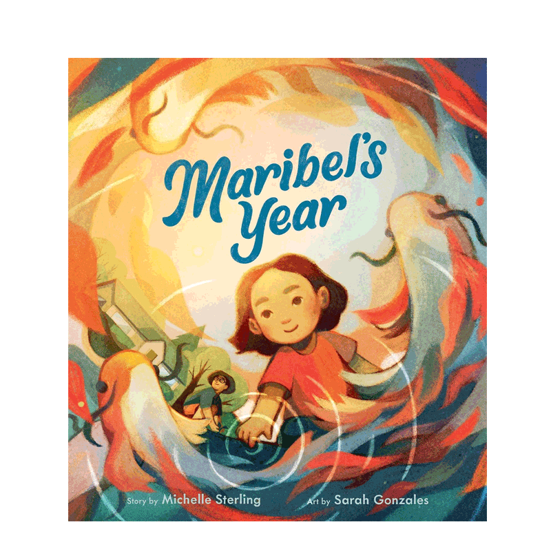 英文原版 Maribel's Year 玛丽贝尔的一年 讲述女孩与在异国的父亲的故事 4-8岁儿童启蒙家庭亲情生活体验亲子共读精装绘本