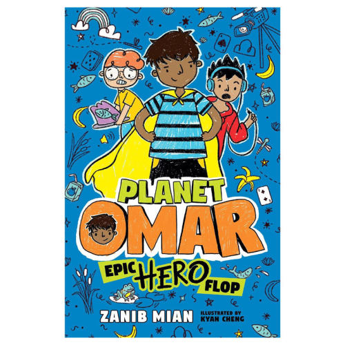 预售英文原版 Planet Omar #4: Epic Hero Flop 奥马尔星球4 史诗英雄惨败 搞笑黑白插图校园成长生活章节书 幽默搞笑 平装10-14岁
