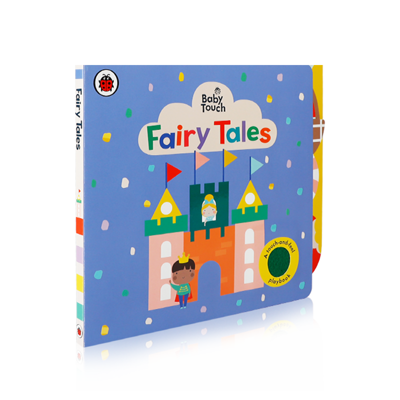 英文原版 宝宝触摸书Baby Touch: Fairy Tales童话故事低幼儿童触感认知绘本Peekaboo躲猫猫Rainbow彩虹Playbook婴儿早教babytouch