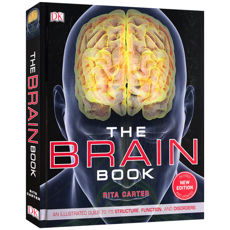 英文原版 DK大脑百科 The Brain Book 图解大脑结构 探索人类脑部系统 生命科学科普指南