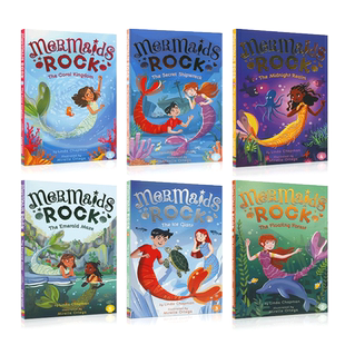 英文原版 Mermaids Protecting the Marine Home Series美人鱼们保护海洋家园 系列6本 青少年儿童奇幻故事进阶桥梁章节书读物