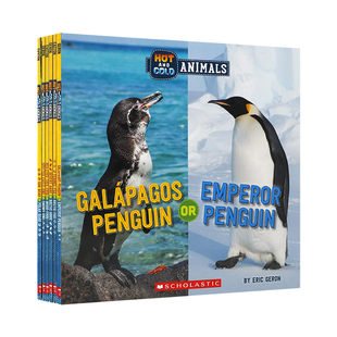 Series Wild Cold 英文原版 野生世界：冷热动物 Scholastic出版 Hot 动物科普类分级绘本 World and 系列6本 Animals
