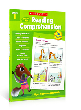 学乐成功系列小学1年级阅读理解Scholastic Success With Reading Comprehension Grade 1英文原版练习册附答案课外作业辅导