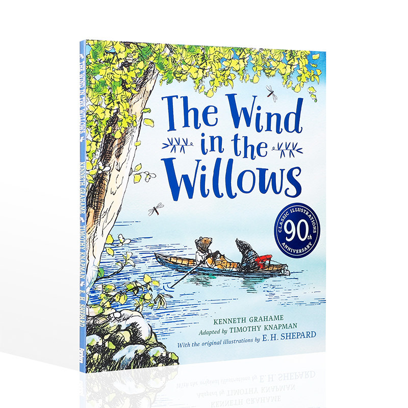 预售英文原版绘本 WIND IN THE WILLOWS柳林风声周年纪念礼物图画书 3-5岁低幼儿童英语启蒙认知绘本 宝宝睡前童话寓言故事书平装