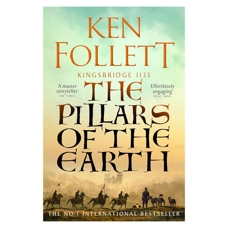 英文原版The Pillars of the Earth 国王桥系列：圣殿春秋 野心和绝对权力的史诗故事 历史冒险 中世纪小说冒险故事18岁+