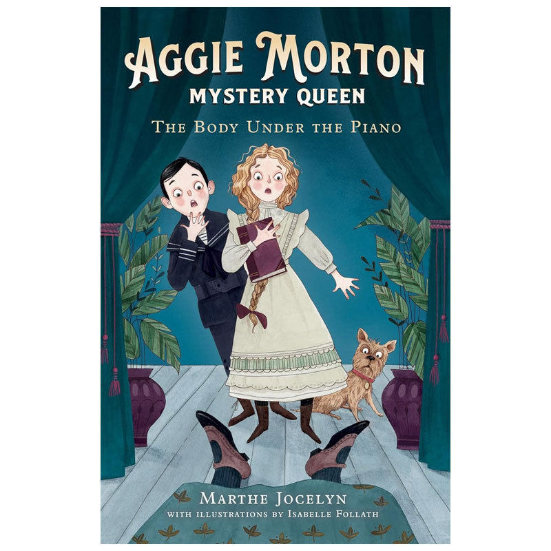 预售英文原版Aggie Morton, Mystery Queen #1: The Body Under the Piano谜案女王1钢琴下的尸体感人幽默悬疑故事平装小说10-14岁