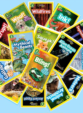 【三阶段】英文版美国国家地理儿童版英语分级阅读杂志L3 National Geographic Kids  /100 Facts About  Dogs 幼儿动物小百科