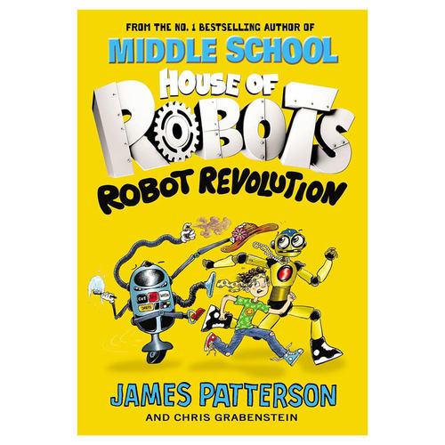 英文原版House of Robots #3: Robot Revolution机器人之家3机器人革命机器人搞笑校园故事插图小说科幻故事10-14岁