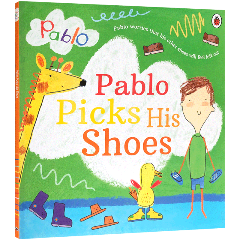 英文原版 Pablo: Pablo Picks His Shoes 巴勃罗挑选他的鞋子 英语启蒙趣味插画绘本图画故事书 正版进口书籍小瓢虫Ladybird出版