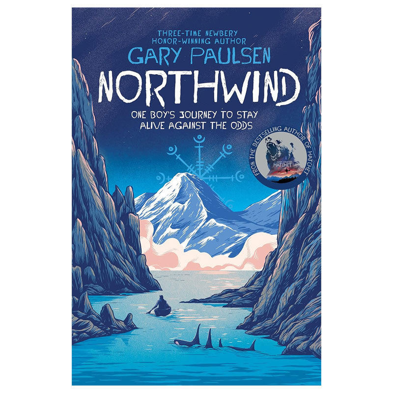 英文原版Northwind北风手斧男孩作者Gary Paulse逆境求生 冒险精神 现代史诗平装小说14岁+