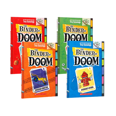 英文原版学乐大树系列Binder of Doom系列4本Brute-Cake/Boa Constructor/Speedah-Cheetah/Hydrant-Hydra 儿童桥梁章节漫画书