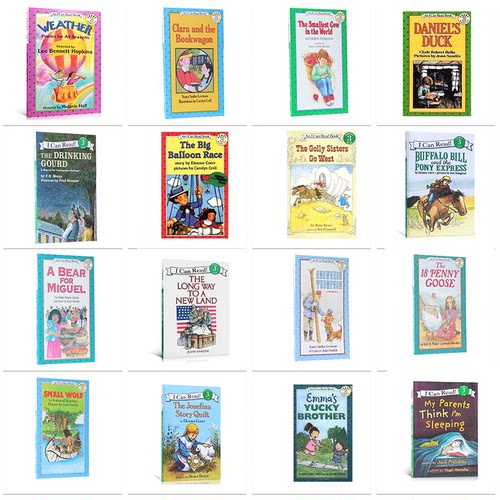 150元10件I can read第三阶段Level3系列英文原版The 18 Penny Goose挂着18便士的鹅Snowshoe Thompson 英语绘本分级阅读icanread