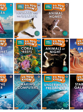 赠音视频BBC地球脉动系列等级2【11册】英文原版Do You Know? Level 2你知道吗6-9岁英语课外阅读物动物气候知识科普认知百科书