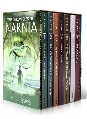 纳尼亚传奇7册英文原版The Chronicles of Narnia全套奇幻青少年文学小说Lion,the Witch the Wardrobe桥梁章节书