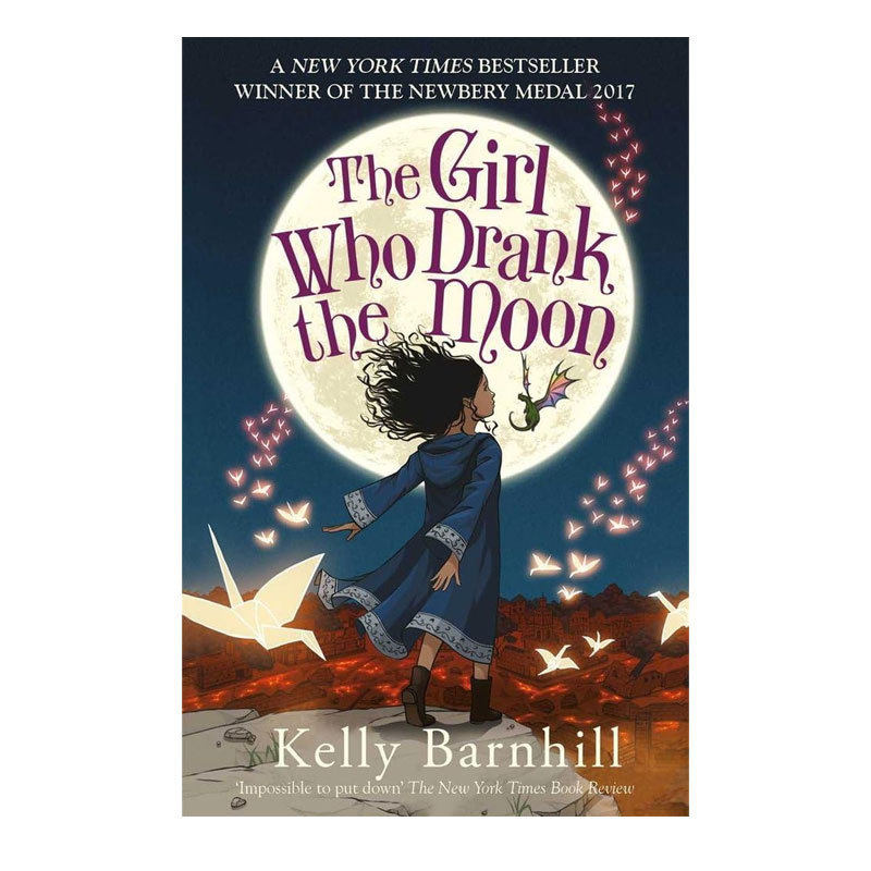 英文原版 The Girl Who Drank The Moon Kelly Barnhill 喝月亮的女孩 纽伯瑞金奖儿童文学 蓝思值640L 10-14岁奇幻平装小说