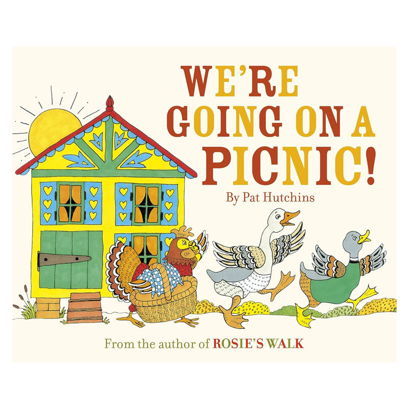 英文原版We're Going On A Picnic我们要去野餐三位朋友寻找完美的野餐地点趣味绘本 动物友谊 野餐故事平装2-6岁